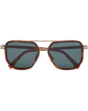 ZEGNA Logo Details Sunglasses - White