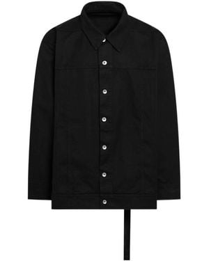 Rick Owens Jumbo Worker Jacket - Black