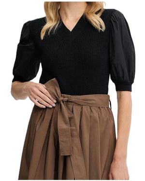 Max Mara V-Neck Pullover - Black