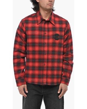 Off-White c/o Virgil Abloh Stencil Checked Shirt - Red