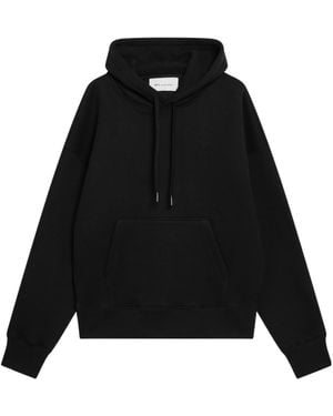Ami Paris Ami Ami De Coeur Drawstring Hoodie - Black