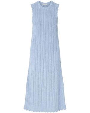 Altuzarra Dress With Delicate Trim - Blue