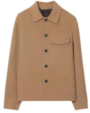 Burberry Wool Overshirt - Brown