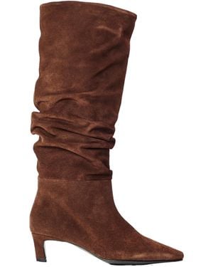 Alohas Solidcolor Highknee Boots - Brown