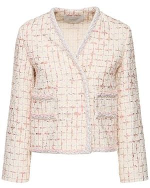 Giambattista Valli Bouclé Lurex Jacket - Natural