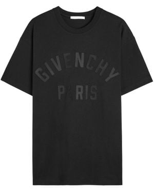 Givenchy Logo-Appliquéd Cotton T-Shirt - Black