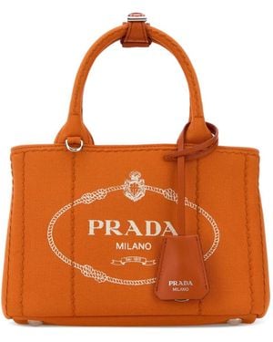 Prada Jardinière Tote Bag - Orange