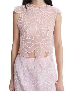 Cecilie Bahnsen Sleeveless Top - Pink
