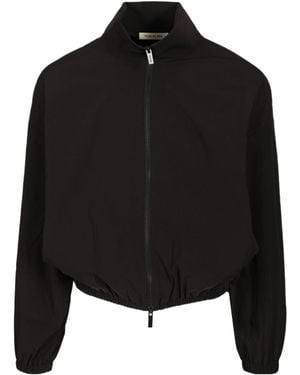 Fear Of God Zip-Up Track Jacket - Black