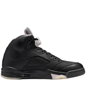 Nike X Paris Saint German Air Jordan 5 Retro Lace-Up Trainers - Black