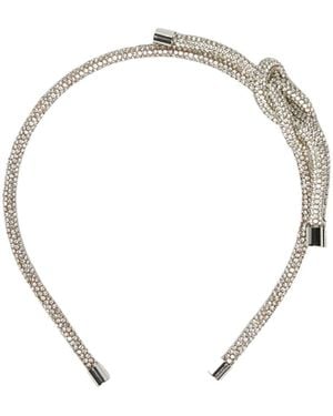 Max Mara Strass Headband - Metallic