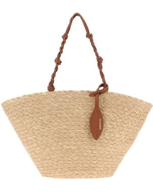 Jil Sander Tangle Beach Bag - Natural