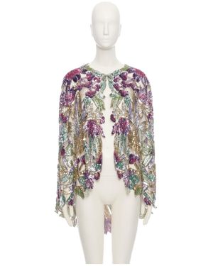 Valentino Sequined Jacket - White