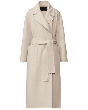 Fabiana Filippi Double Wool Coat - Natural