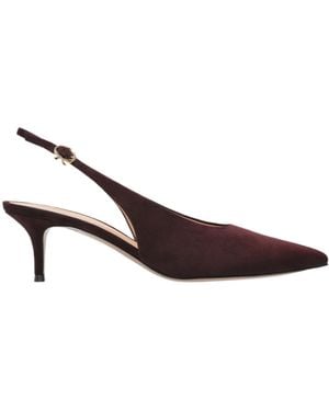 Gianvito Rossi 70Mm Slingback Pointed-Toe Pumps - Brown