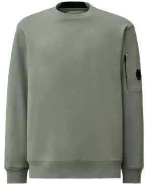 C.P. Company Zip-Pocket Cotton Sweatshirt - Green