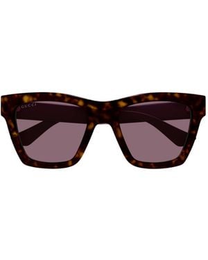 Gucci Eyewear Gg1714S Rectangular Sunglasses - Purple