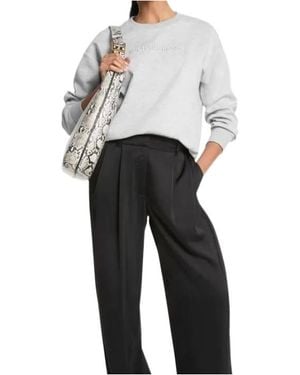 MICHAEL Michael Kors Embossed-Logo Sweatshirt - Gray