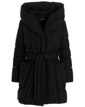 Moorer Hooded Down Jacket - Black
