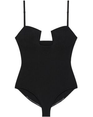 Givenchy Cutaway Bodysuit - Black