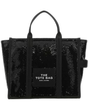 Marc Jacobs The Sequin Medium Tote Bag - Black