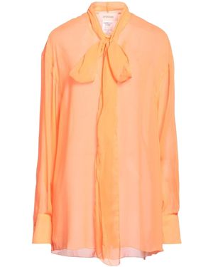 Sportmax Front Tie Shirt - Orange