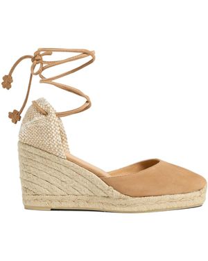 Castañer Carina 80Mm Wedge Espadrilles - Metallic