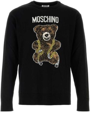 Moschino Long-Sleeved Jumper - Black