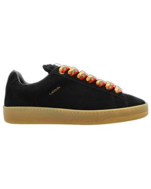 Lanvin Curb Lite Lace-Up Trainers - Black
