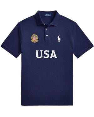 Polo Ralph Lauren Classic Fit Usa Polo Shirt - Blue