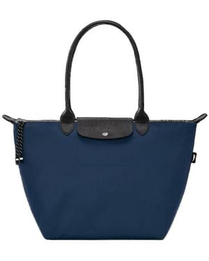 Longchamp Large Le Pliage Energy Top Handle Bag - Blue