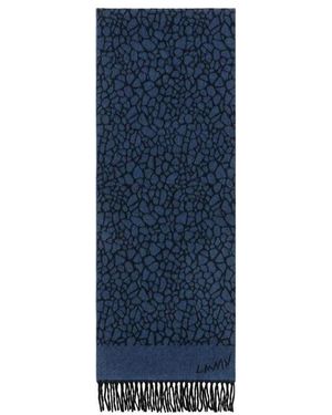 Lanvin Tassel Scarf - Blue