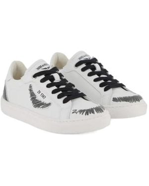 Zadig & Voltaire Lace-Up Sneakers - White