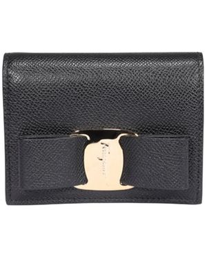 Ferragamo Vara Bow Wallet - Grey