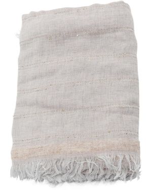 Antonelli Fine-Knit Scarf - White