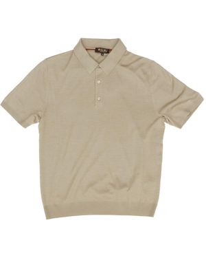 Loro Piana Sottile Polo Shirt - Natural