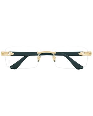 Cartier Rectangle Frameless Glasses - Multicolour