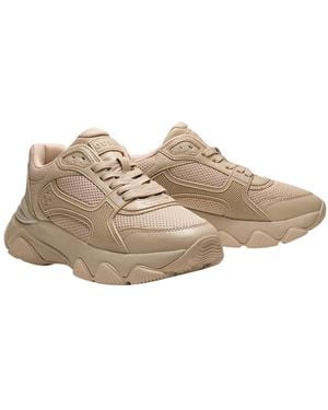 Guess Lace-Up Sneakers - Natural