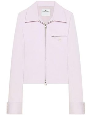 Courreges Zipped Jacket - Pink