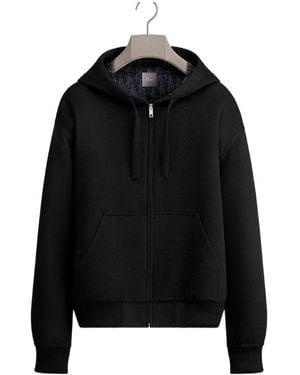 Dior Hooded Zip-Up Jacket - Black