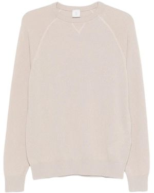 Eleventy Round-Neck Jumper - Natural