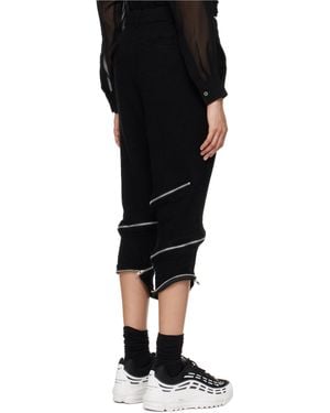 Comme des Garçons Belt Loop Track Trousers - Black