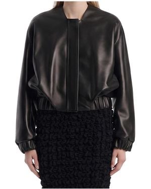 KHAITE Cordan Bomber Jacket - Black