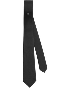 Dior Homme Cd Icon Slim Tie - White