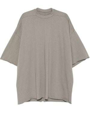 Rick Owens Raw-Edge T-Shirt - Grey