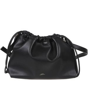 A.P.C. Ninon Shoulder Bag - Black