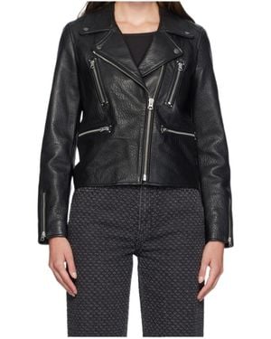 rag & bone ラグアンドボーン カウレザー ジップアップ ダブル