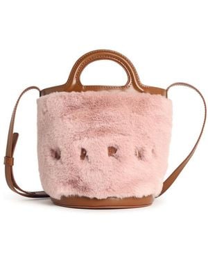 Marni Logo-Detailed Handbag - Pink
