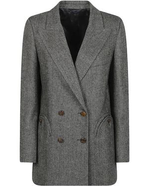 Blazé Milano Blazé Milano Everyday Herringbone Blazer - Grey