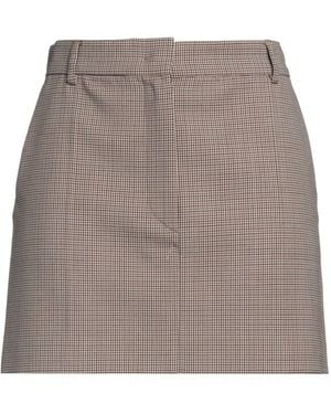 Sportmax Houndstooth Pencil Skirt - Brown